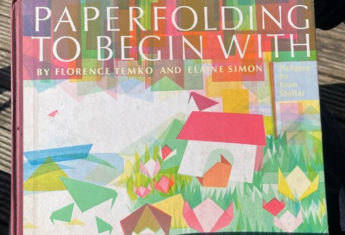 Paper folding begin - folding, with